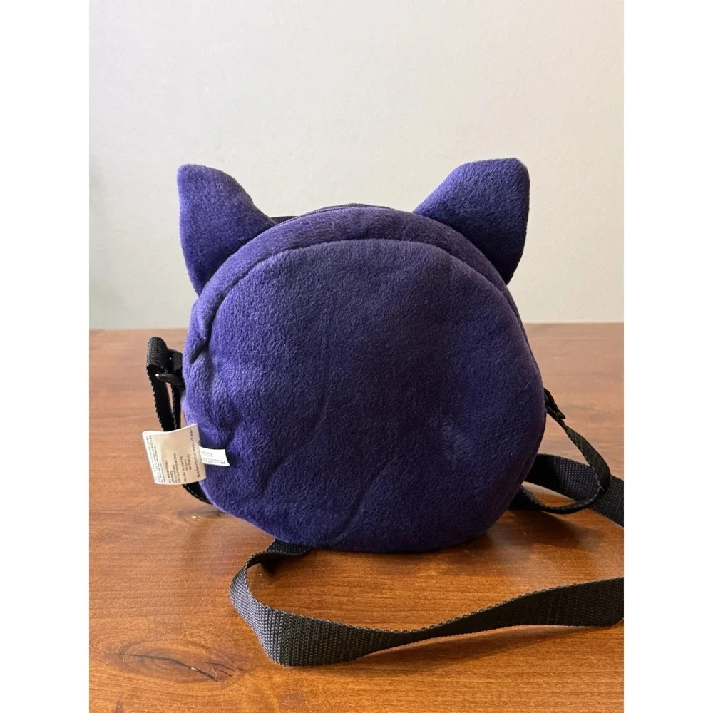 HTF Sailor Moon LUNA Crossbody Bag -Pillow Plush Purple Anime Cat